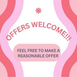 OFFERS ALWAYS WELCOME 🌸